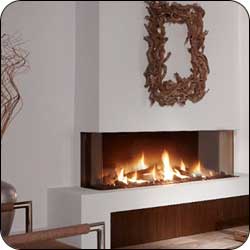 London Chimney appliance - Element4 Trisor 140 Linear Gas Fireplace